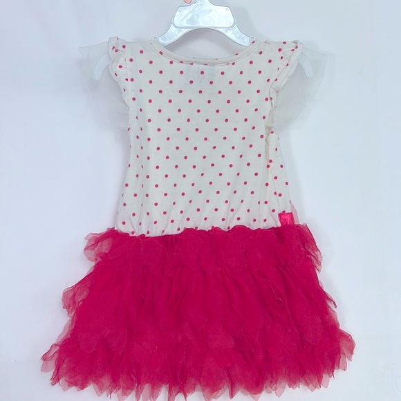 #0454 Girls Rule! Polka Dotted Dress With Heart | Size: 3T - Picture 6 of 6